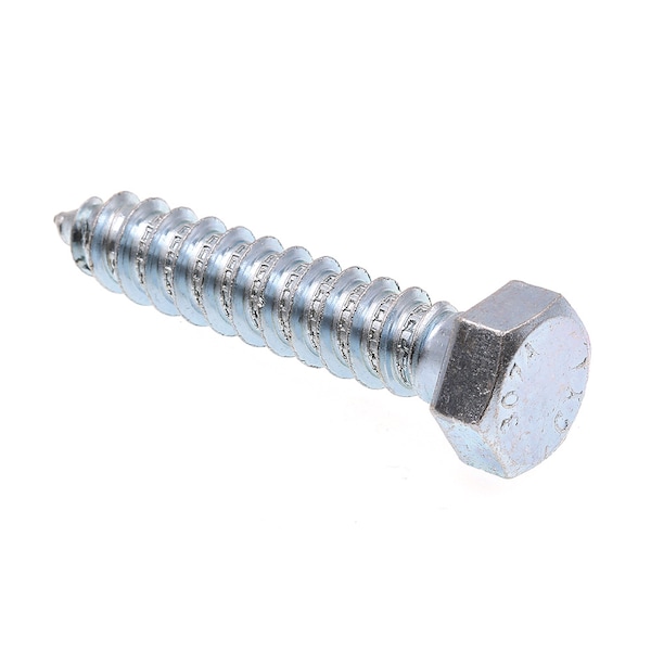 Prime-Line Hex Lag Screw 1/2in X 2-1/2in A307 Grade A Zinc Plated Steel 50PK 9056809 - main